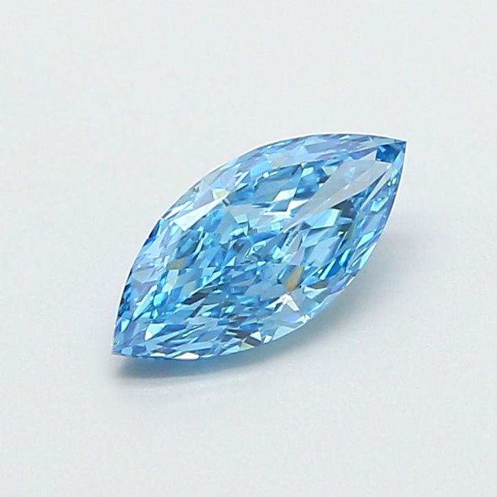 1.02 CT Fancy Vivid Blue MARQUISE