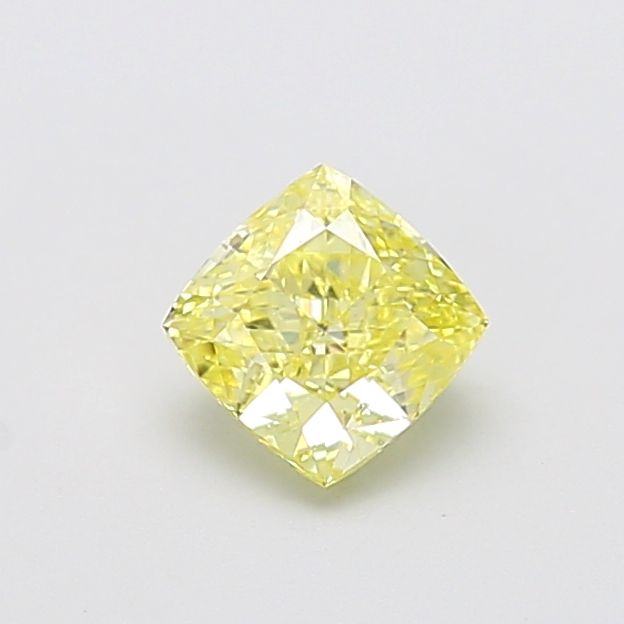 1.01 CT Fancy Intense Yellow CUSHION MODIFIED