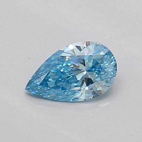 0.16 CT Fancy Vivid Blue PEAR