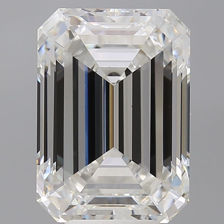 7.09 ct. emerald Lab Grown Diamond front image