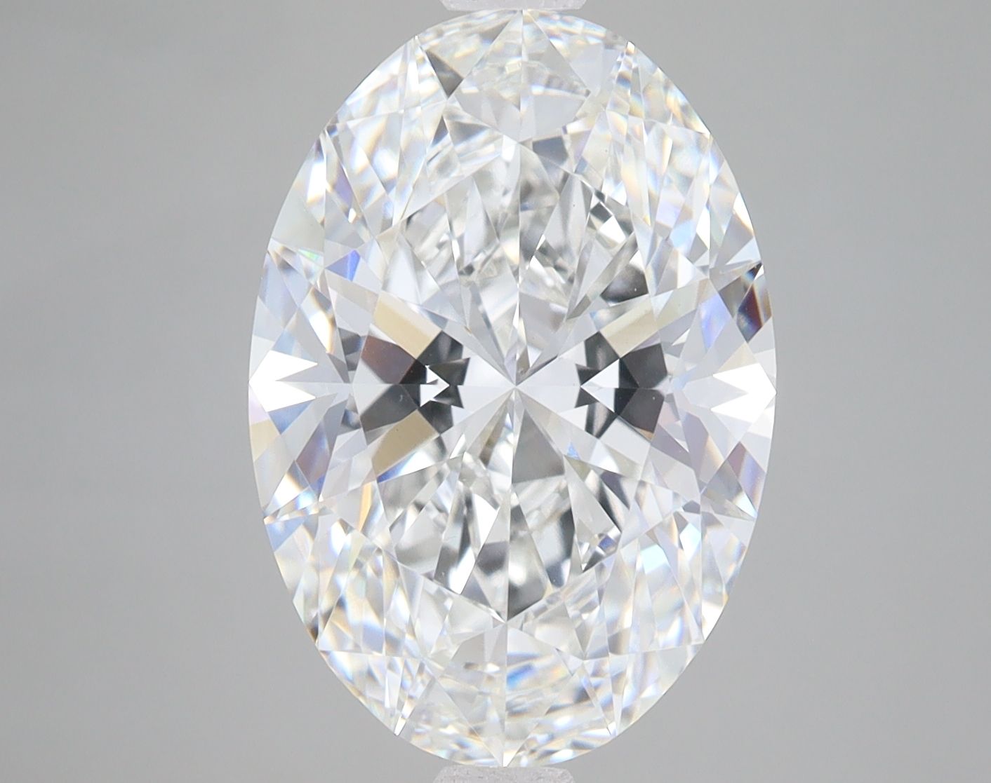 6.06 ct. oval Lab Grown Diamond front image