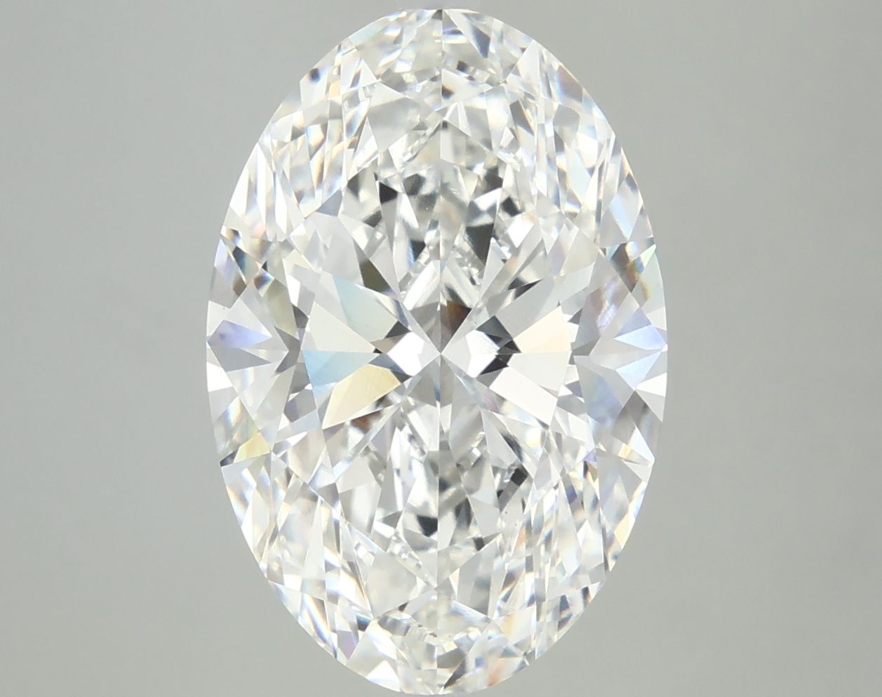 7.03 ct. oval Lab Grown Diamond front image