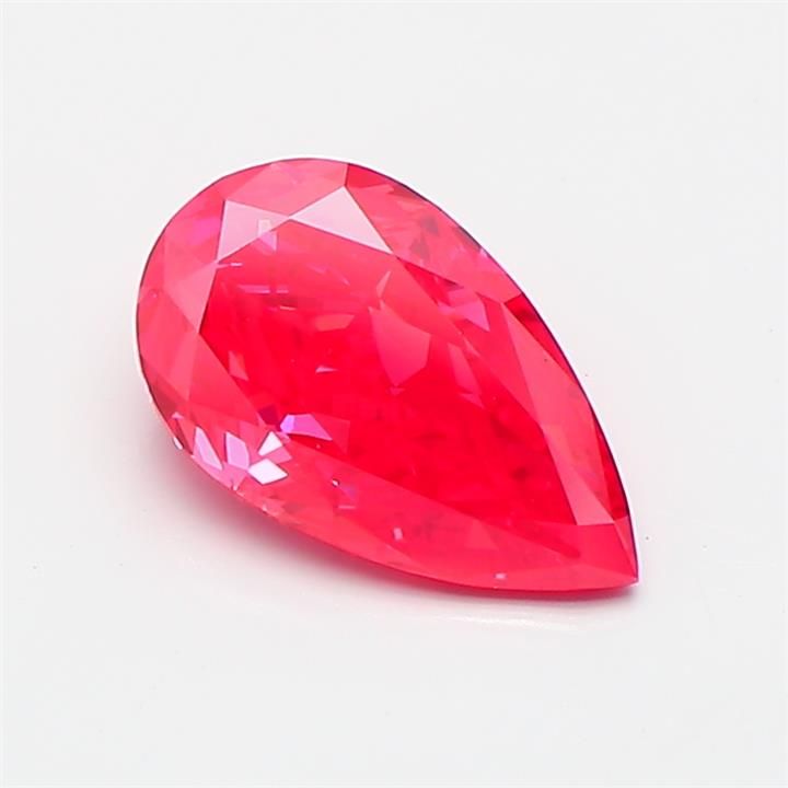 1.01 CT Fancy Vivid Red PEAR