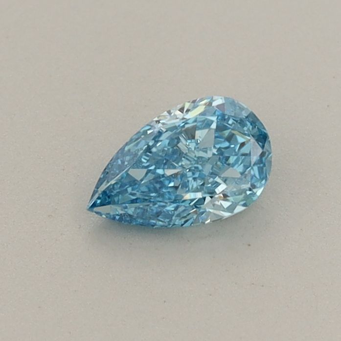0.32 CT Fancy Vivid Blue PEAR
