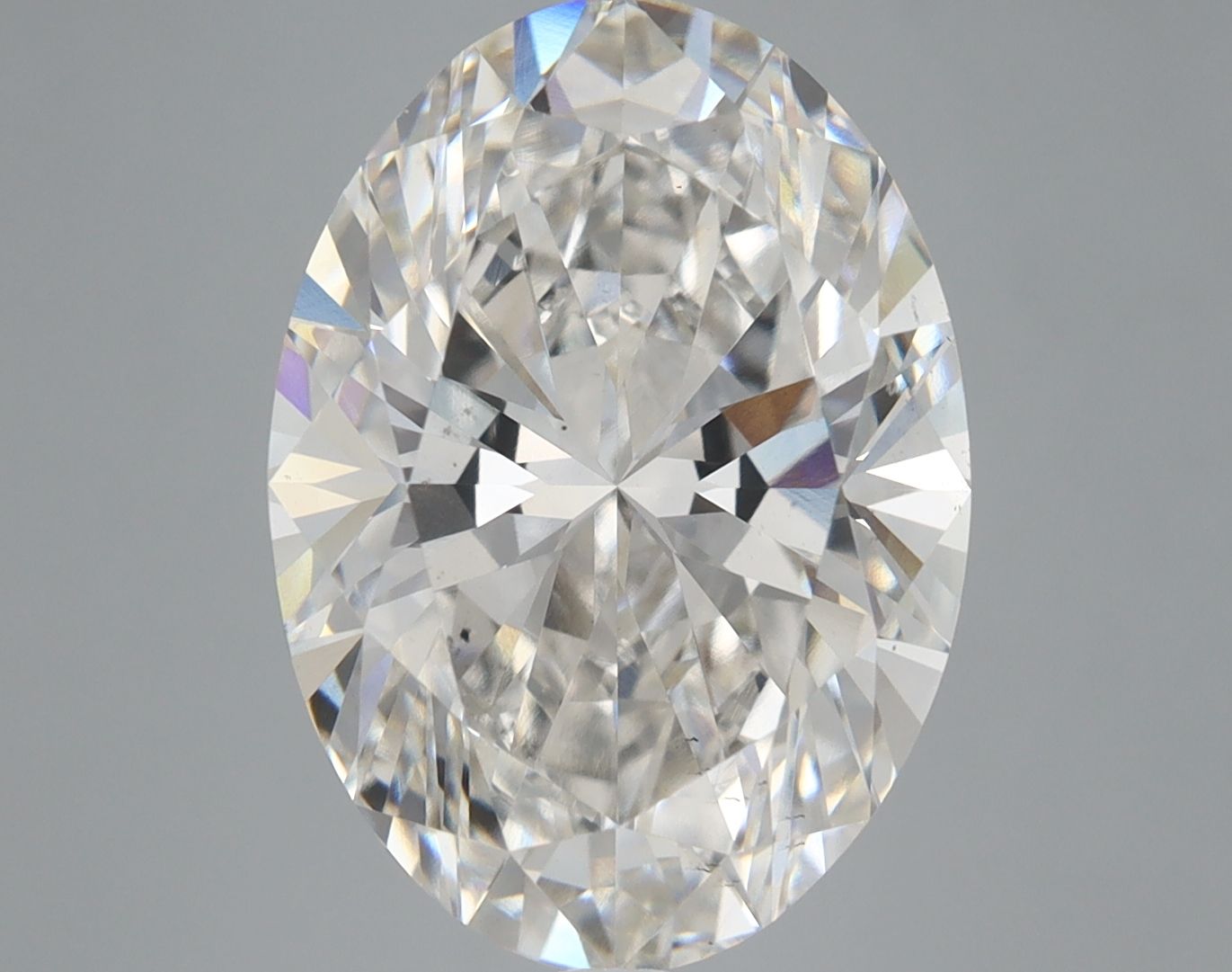 7.08 ct. oval Lab Grown Diamond front image