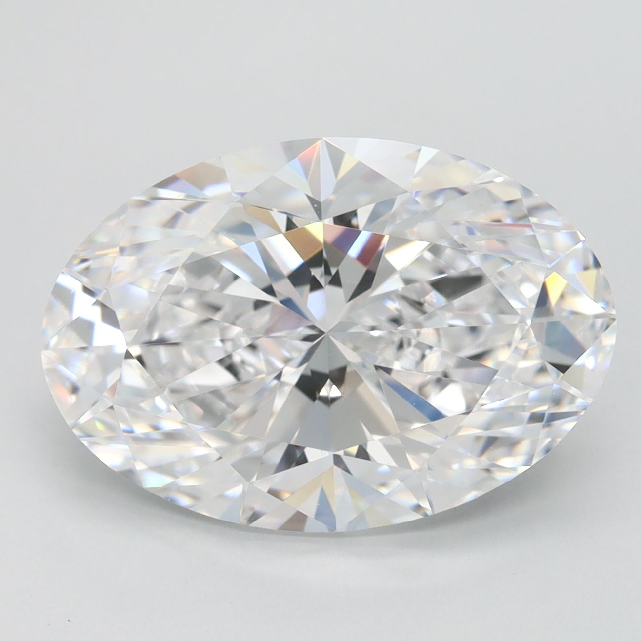 5.00 ct. oval Lab Grown Diamond front image