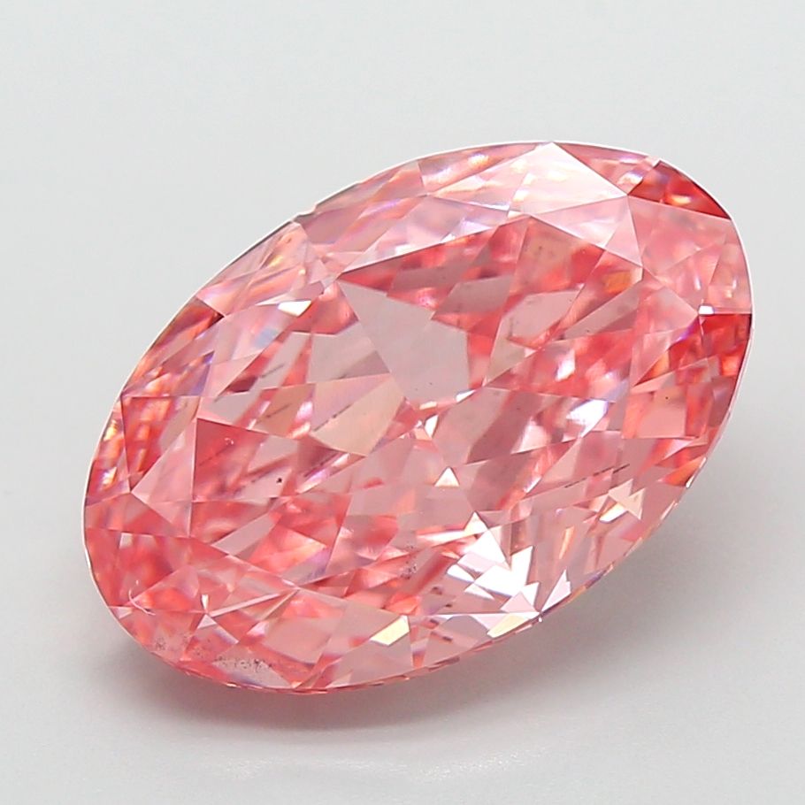 6.04 ct. oval Lab Grown Diamond front image
