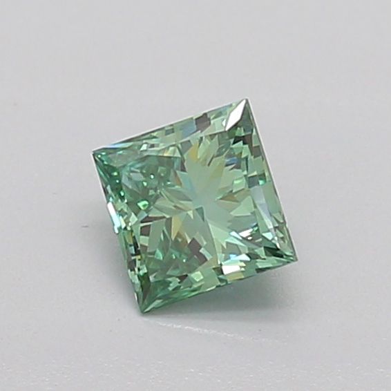 0.41 CT Fancy Vivid Green PRINCESS