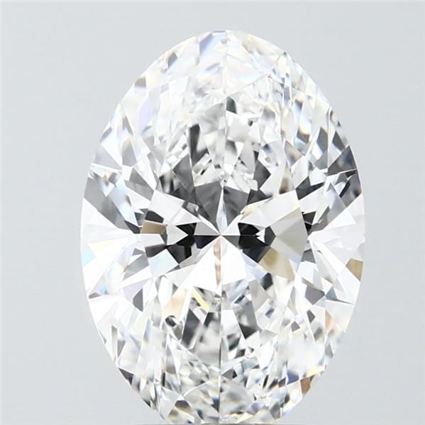3.08 ct. oval Lab Grown Diamond front image