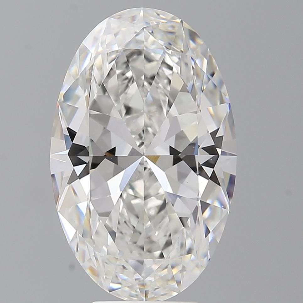 7.10 ct. oval Lab Grown Diamond front image
