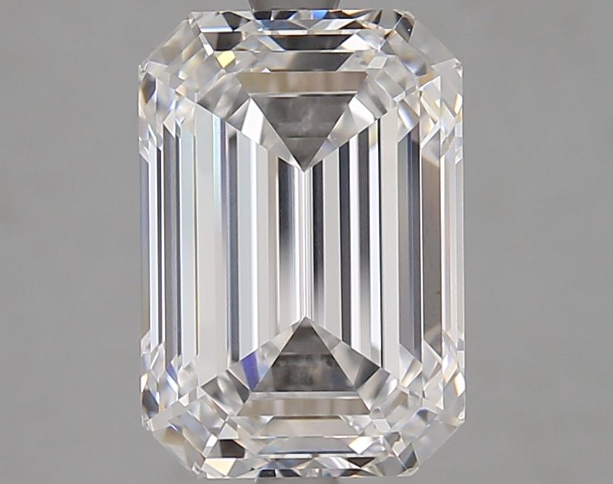 Diamant Émeraude 4.05 ct - Couleur D - Pureté VVS1