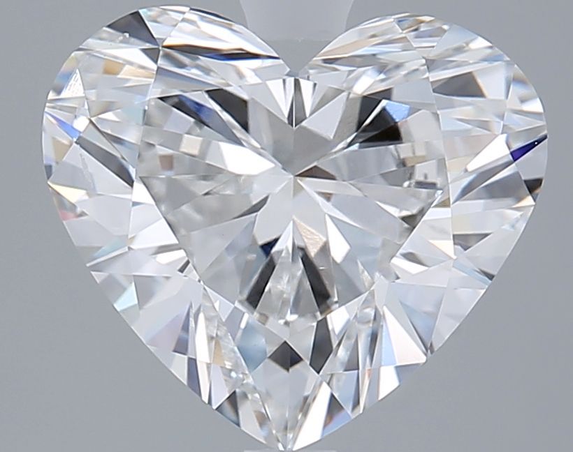 3.02 carat e VVS2 EX Cut IGI heart diamond