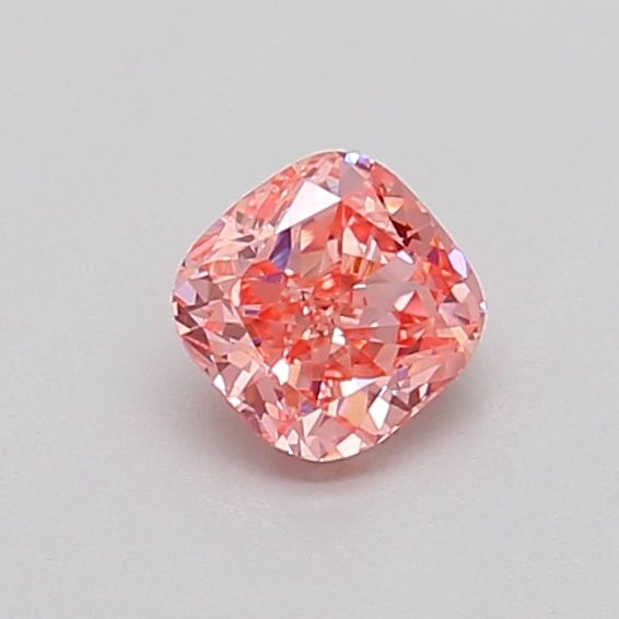 0.42 CT Fancy Vivid Pink CUSHION MODIFIED