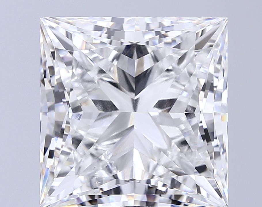 Diamant Princesse 10.09 ct - Couleur E - Pureté VVS2