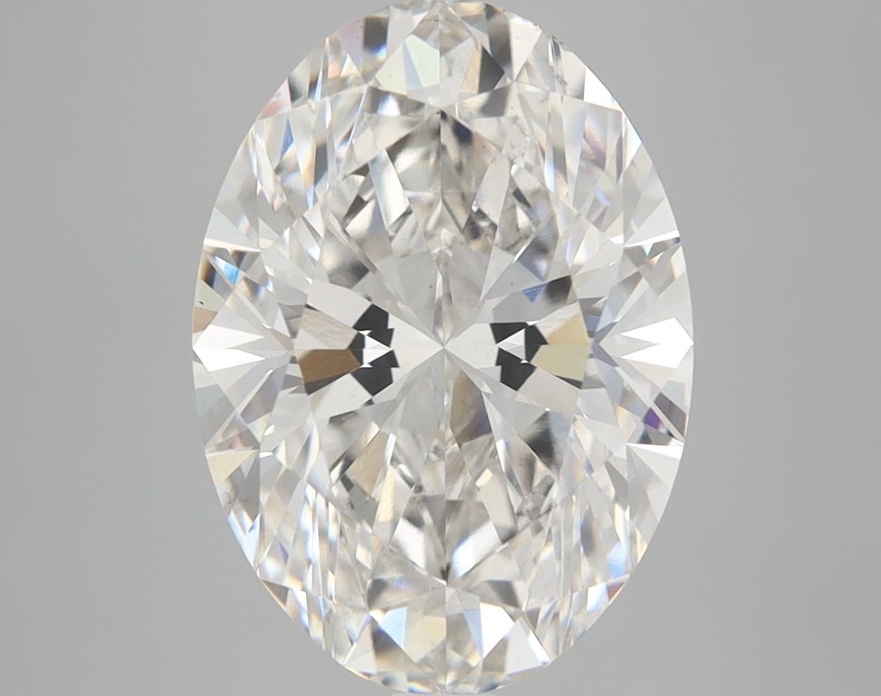 5.38 ct. oval Lab Grown Diamond front image