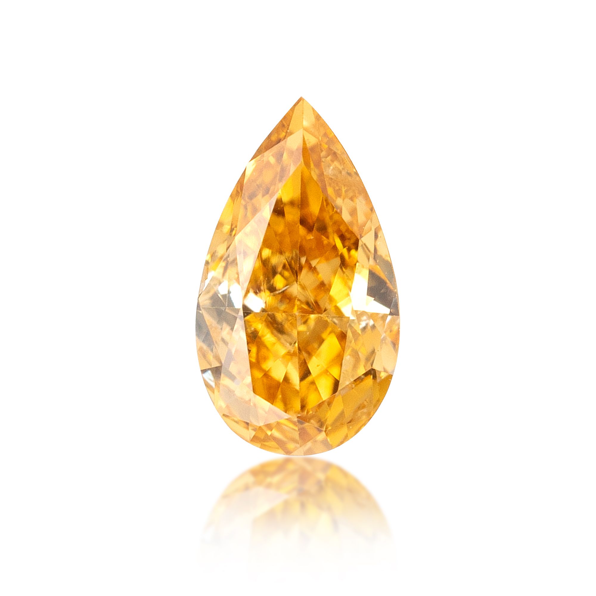 Diament 0.29 ct Fancy Vivid Orange Yellow/SI1