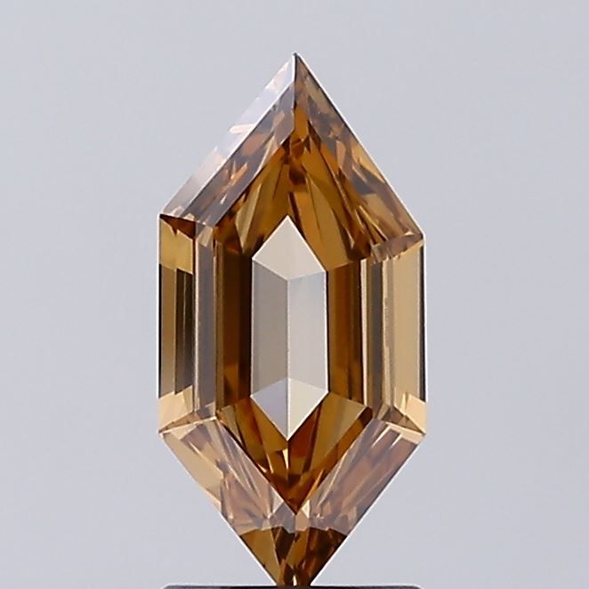 1.26 CT Fancy Brown HEXAGONAL