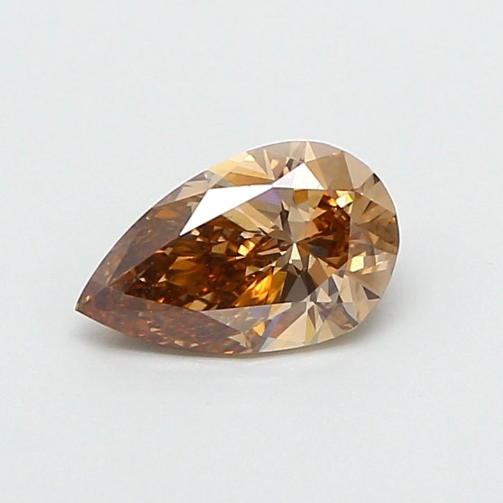 1.02 CT Fancy Light Brown PEAR