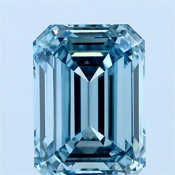 2.01 CT Fancy Intense Greenish Blue EMERALD