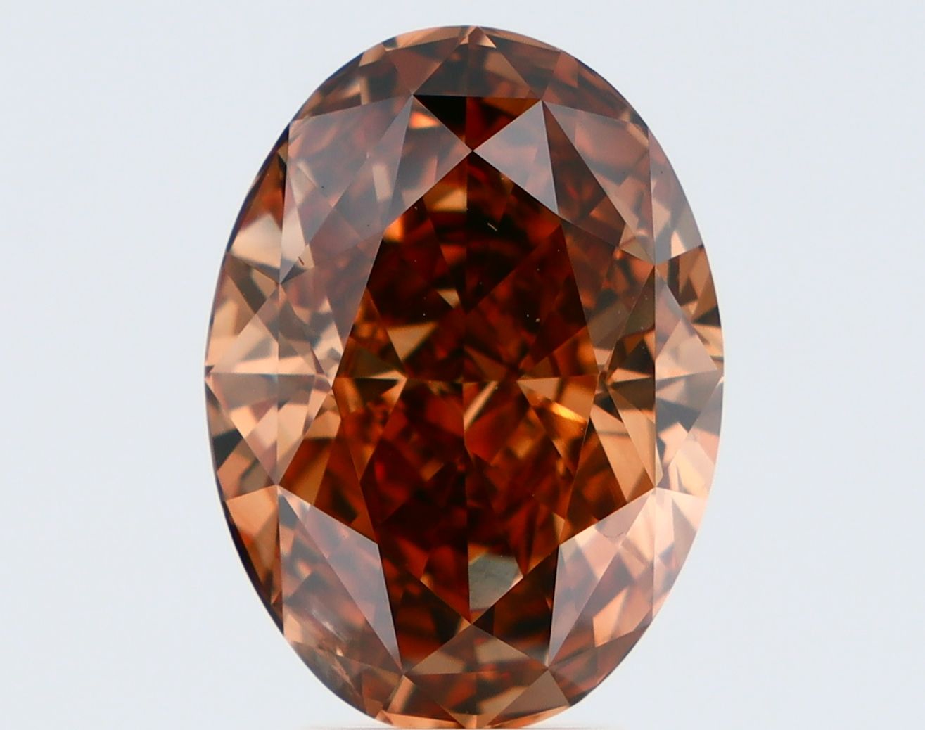 Diament 5.02 ct Fancy Dark Orangey Orangey Brown/SI2