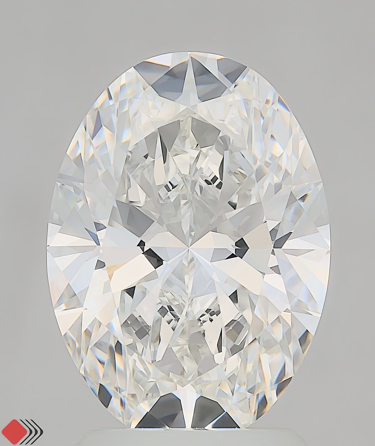 2.54 ct. oval Lab Grown Diamond front image
