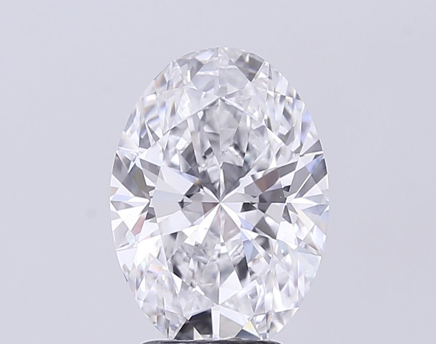 3.17 ct. oval Lab Grown Diamond front image
