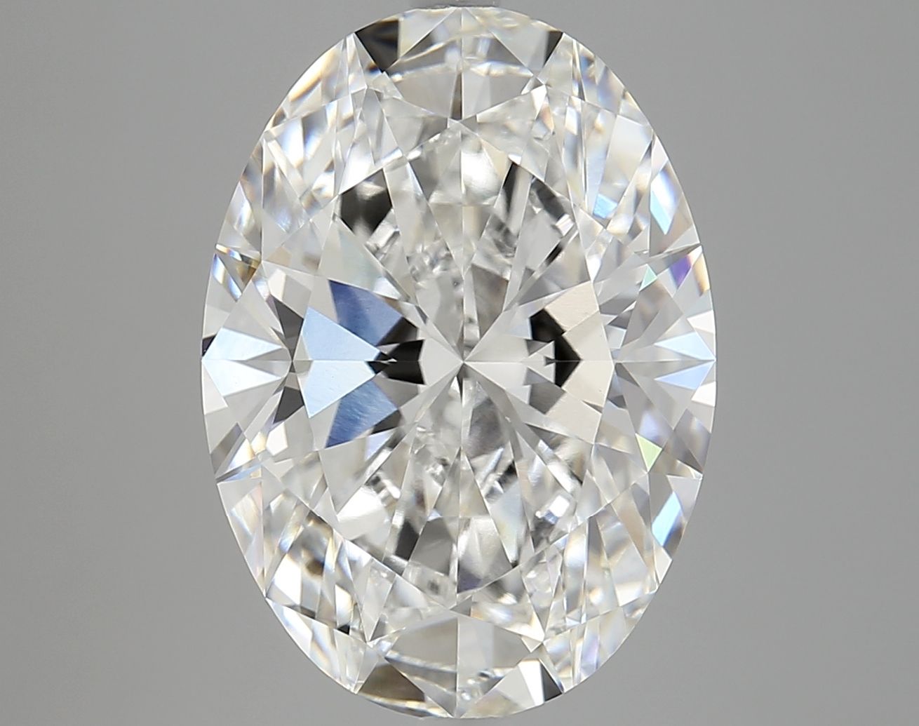 7.58 ct. oval Lab Grown Diamond front image