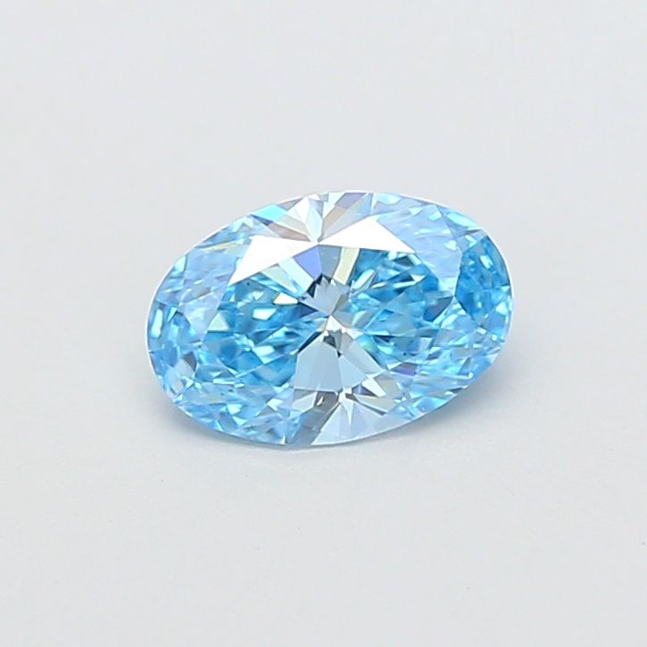 1.02 CT Fancy Vivid Blue OVAL