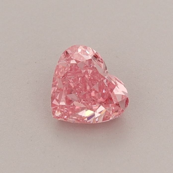 0.41 CT Fancy Vivid Pink HEART