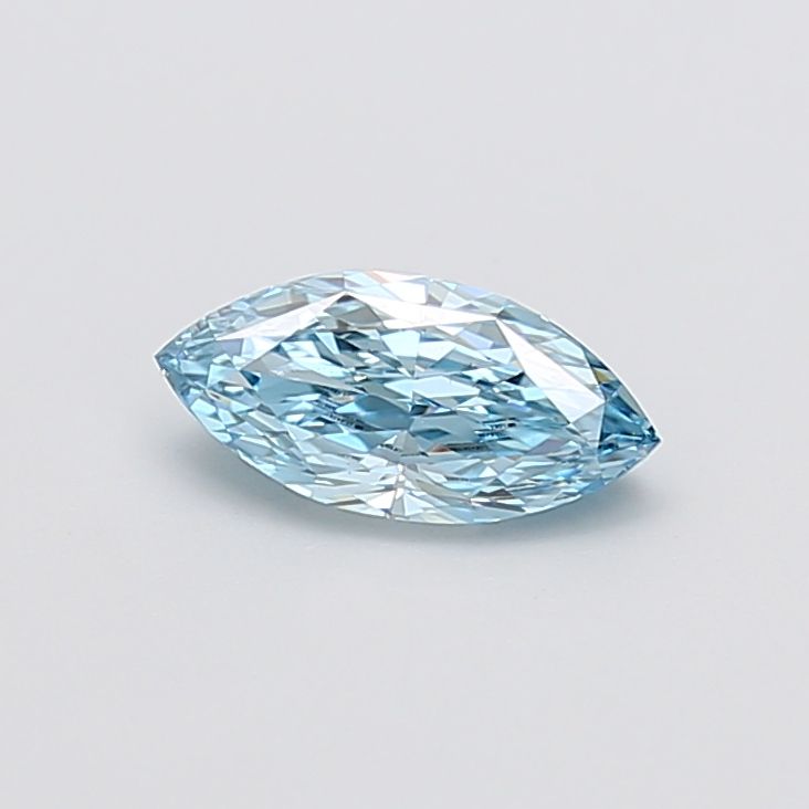 1.01 CT Fancy Vivid Blue MARQUISE
