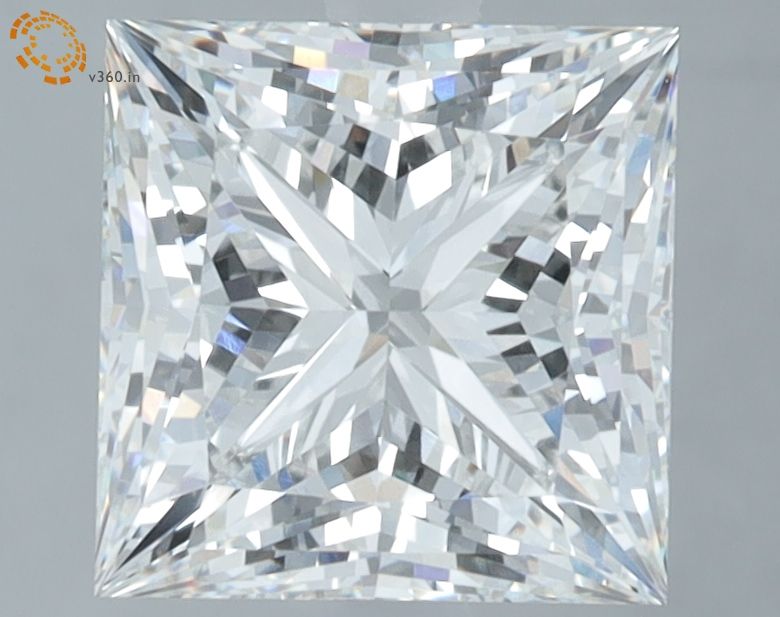 3.09 ct. princess Lab Grown Diamond front image
