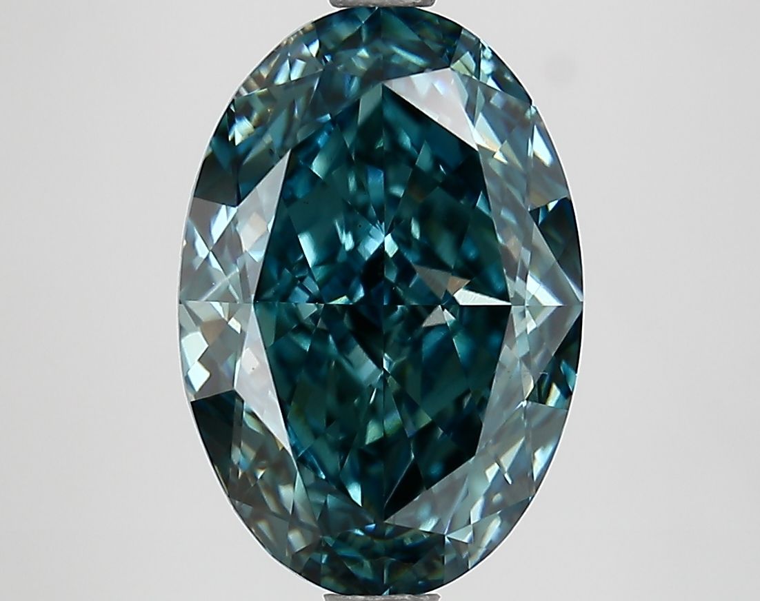 4.07 ct. oval Lab Grown Diamond front image