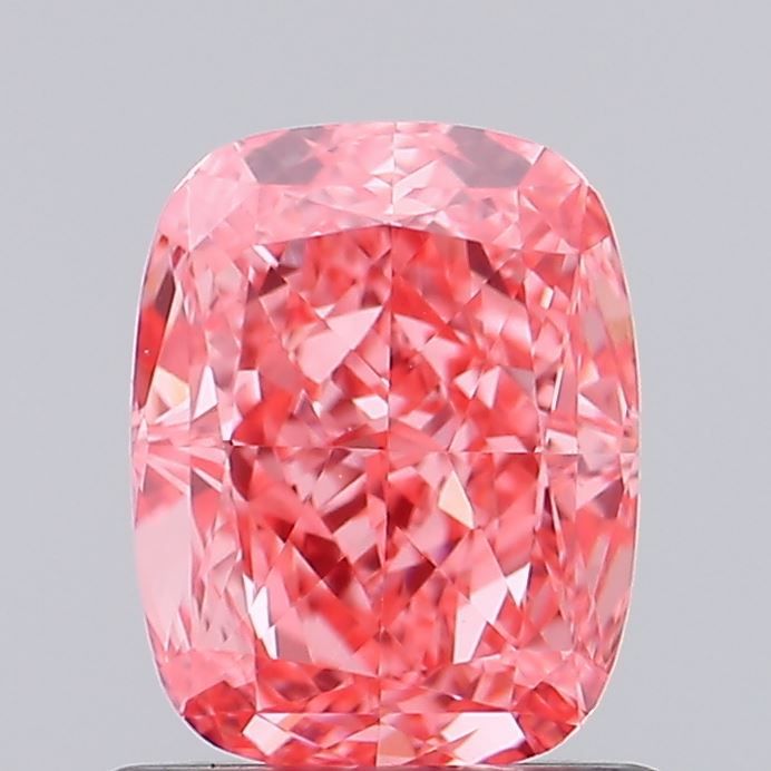 1.06 CT Fancy Vivid Pink CUSHION MODIFIED
