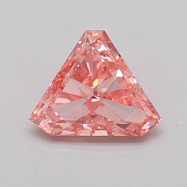0.61 CT Fancy Vivid Pink TRIANGULAR