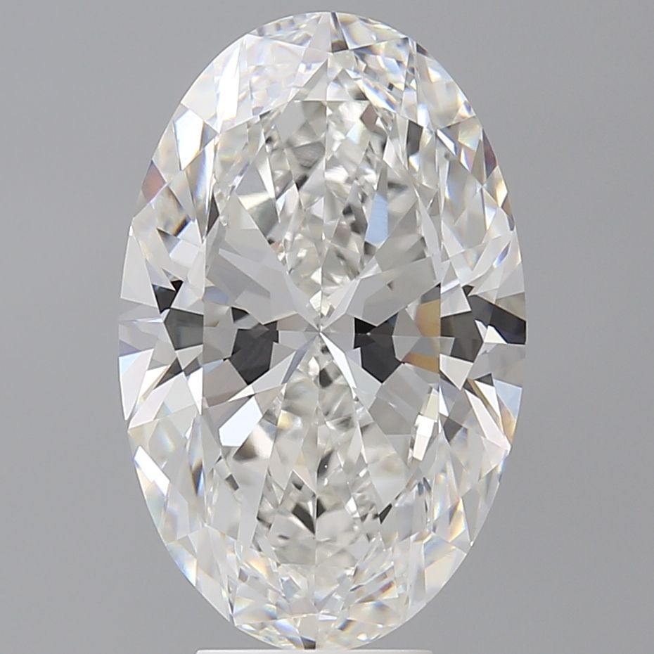 6.56 ct. oval Lab Grown Diamond front image