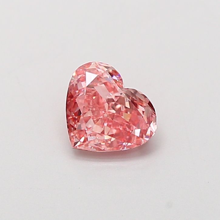 1.0 CT Fancy Vivid Pink HEART