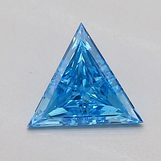 0.2 CT Fancy Vivid Blue TRIANGULAR