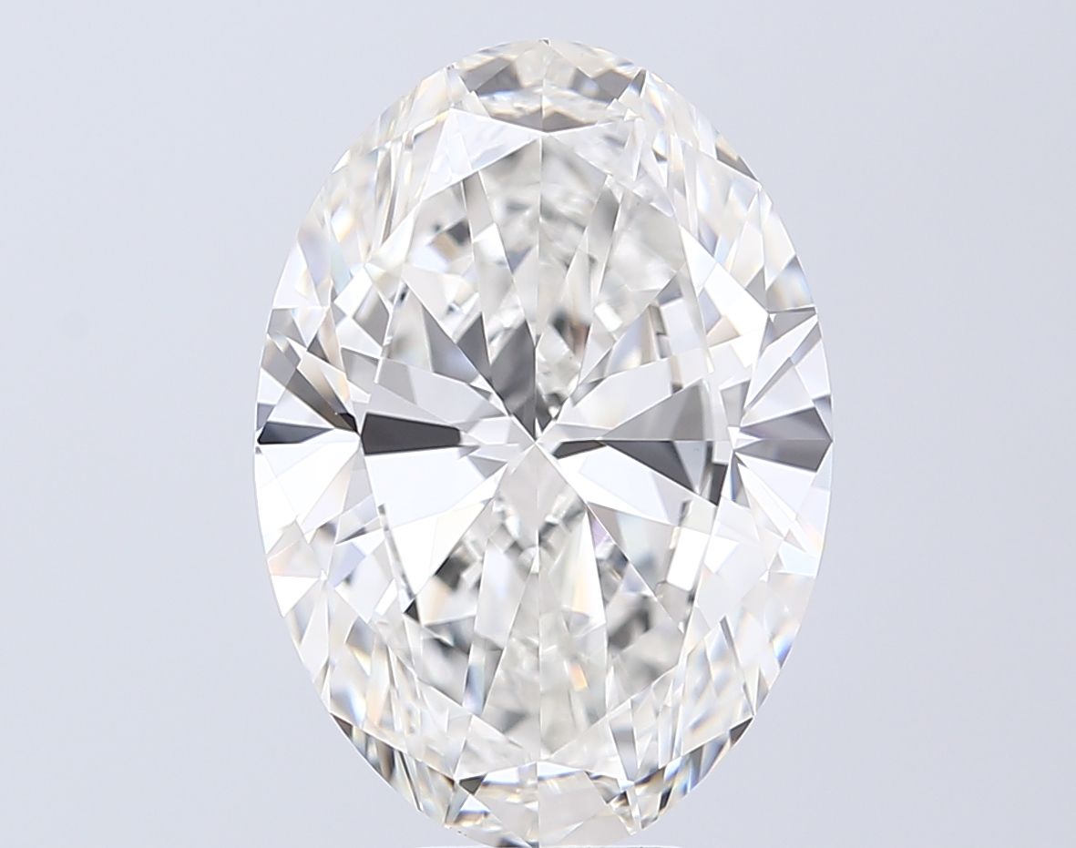8.06 ct. oval Lab Grown Diamond front image