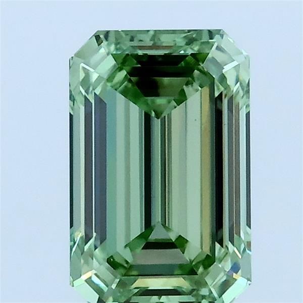1.37 CT Fancy Vivid Green EMERALD