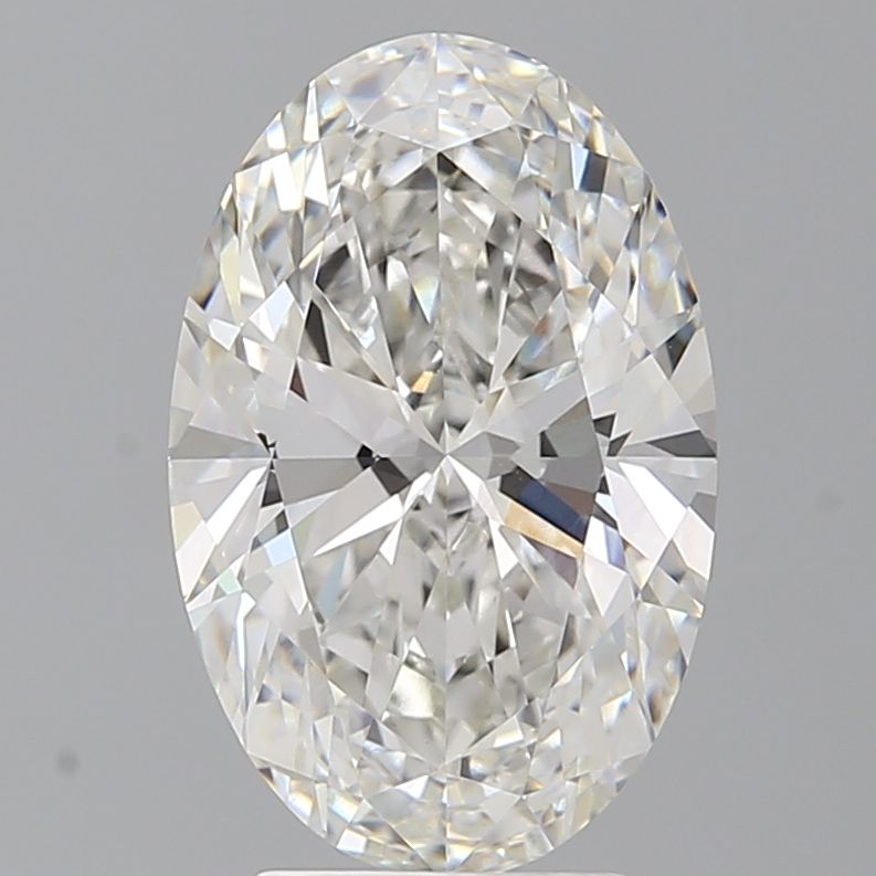 4.10 ct. oval Lab Grown Diamond front image