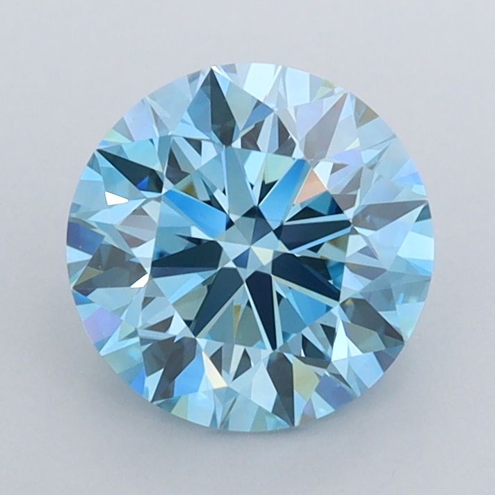 1.5 CT Fancy Vivid Blue ROUND