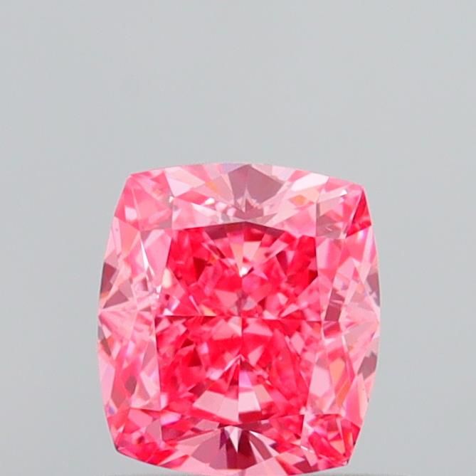 0.93 CT Fancy Vivid Pink CUSHION MODIFIED