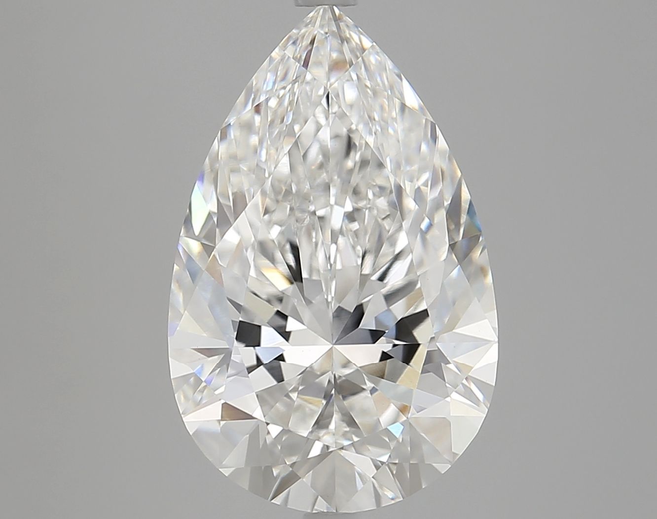 6.10 ct. pear Lab Grown Diamond front image