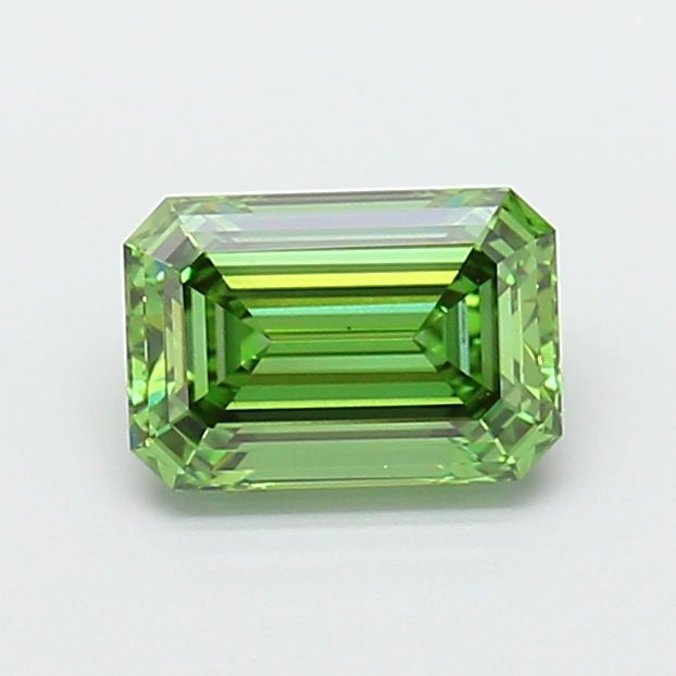 1.51 CT Fancy Vivid Green EMERALD