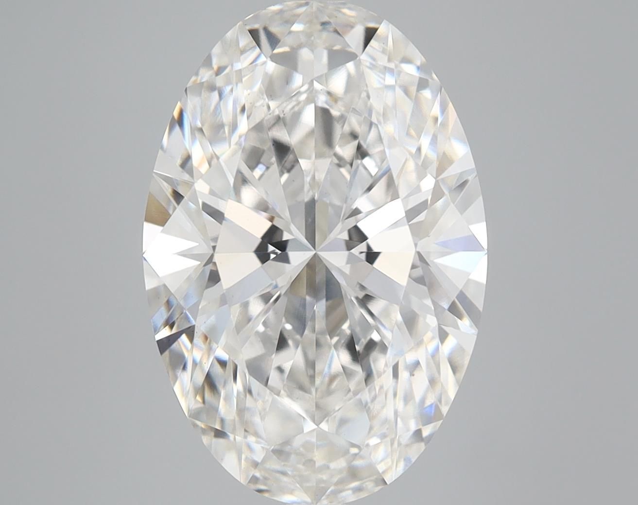 5.32 ct. oval Lab Grown Diamond front image