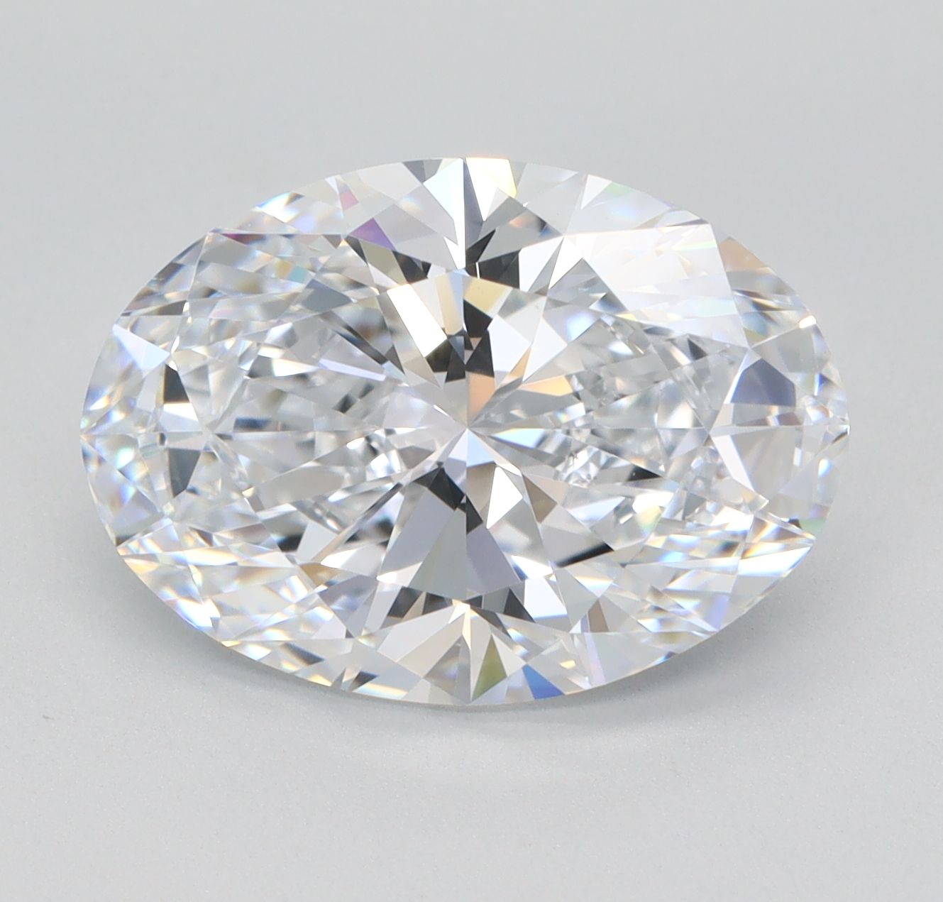 4.02 ct. oval Lab Grown Diamond front image