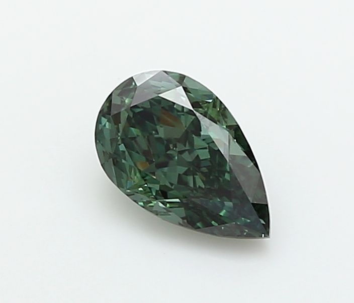 1.03 CT Fancy Vivid Green PEAR