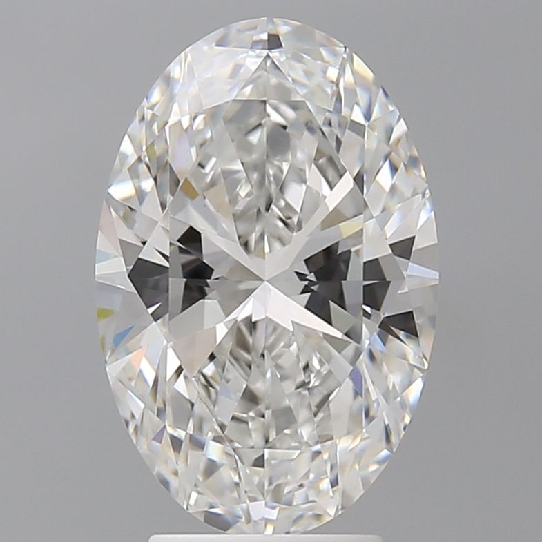 4.10 ct. oval Lab Grown Diamond front image