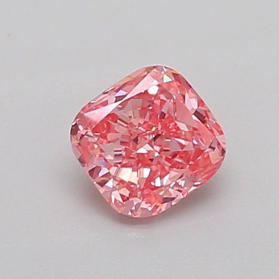 0.46 CT Fancy Vivid Pink CUSHION MODIFIED