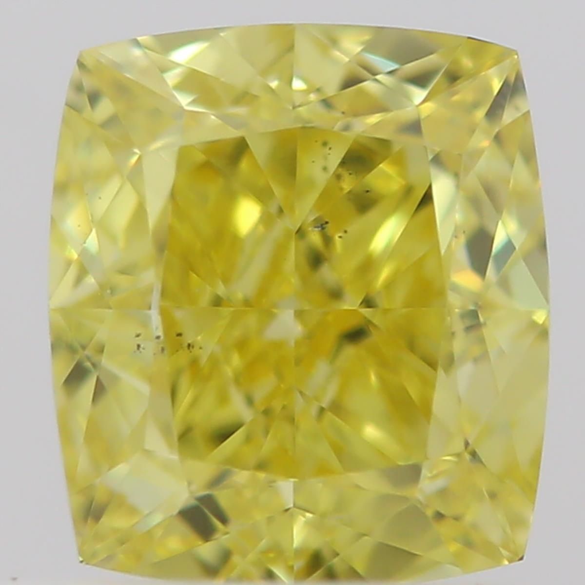 Diament 0.57 ct Fancy Vivid Yellow/SI1